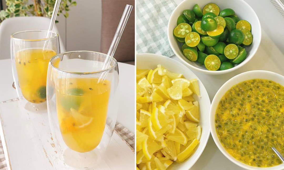 Lười dùng máy ép, gợi ý cho bạn một loại nước uống hoa quả giải khát thơm ngon chẳng kém đồ pha chế ngoài quán