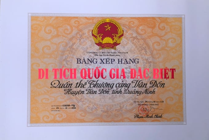 Quảng Ninh có thêm 2 di tích được xếp hạng Di tích quốc gia đặc biệt